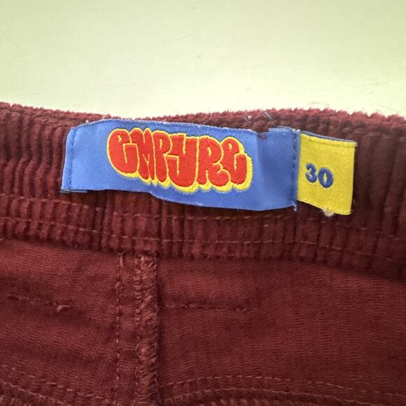 Empyre Corduroy Pant Red Mens 30x28 Casual Skate Streetwear Y2K - Picture 4 of 13